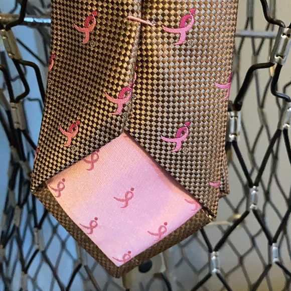 ⭐️ 3/$15: Breast Cancer Awareness Striaght Tie - Picture 5 of 6